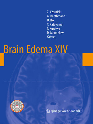cover image of Brain Edema XIV